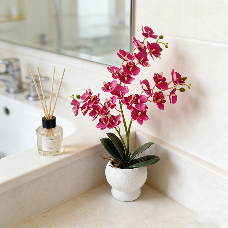 27 Sztucznych kwiatów orchidei – Bonsai Garden Restaurant recenzja i cena