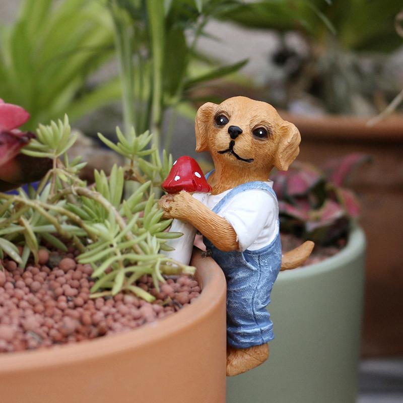 Urocza wisząca figurka psa, do – Bonsai Garden Decor recenzja i cena