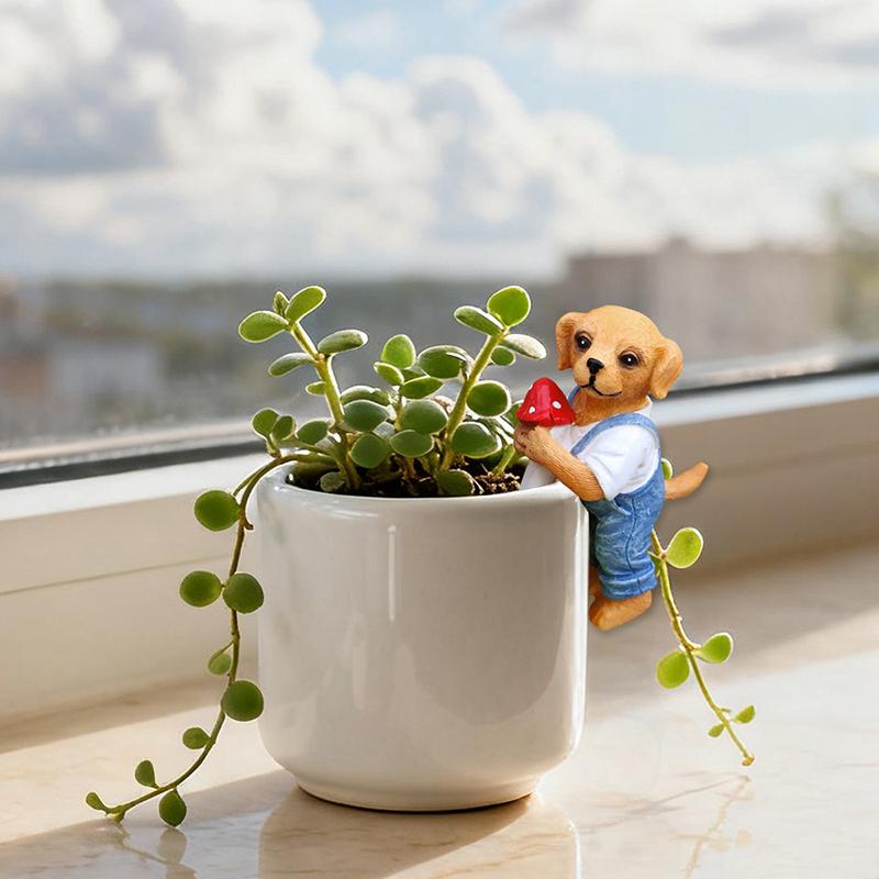 Urocza wisząca figurka psa, do – Bonsai Garden Decor recenzja i cena