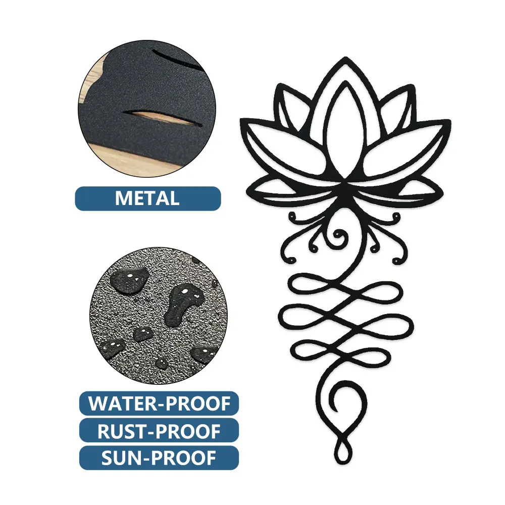 Dekoracja Ścienna Lotos, Metal – Bonsai Garden Decor recenzja i cena