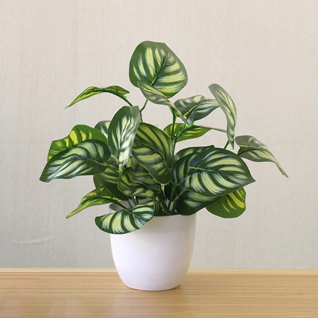 1PC Sztuczne liście Doniczka B – Bonsai Garden Zen recenzja i cena