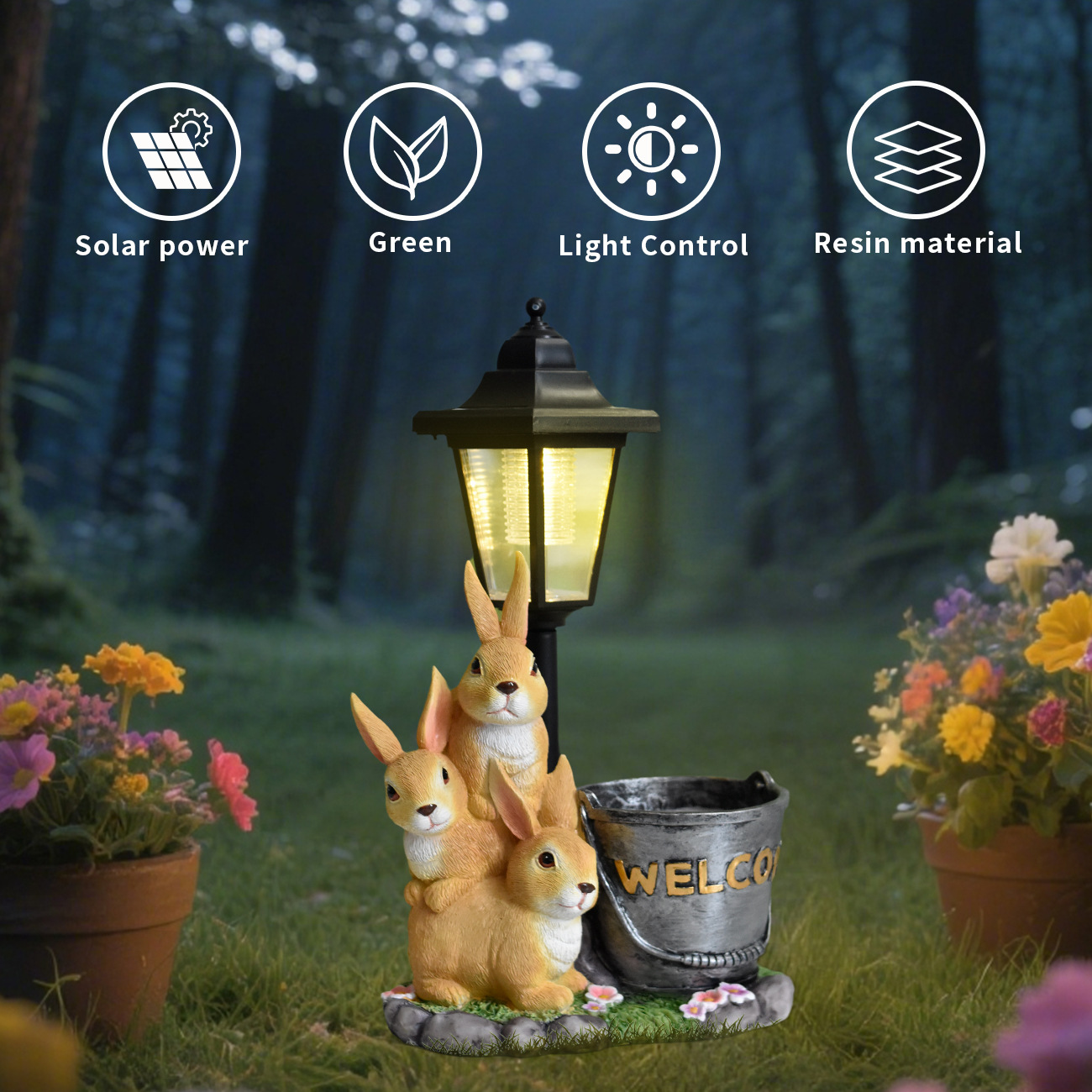 Nowa królicza solarna lampka o – Bonsai Garden Zen recenzja i cena